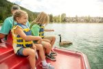 Paddle Boat Rides on Keystone Lake in Summer